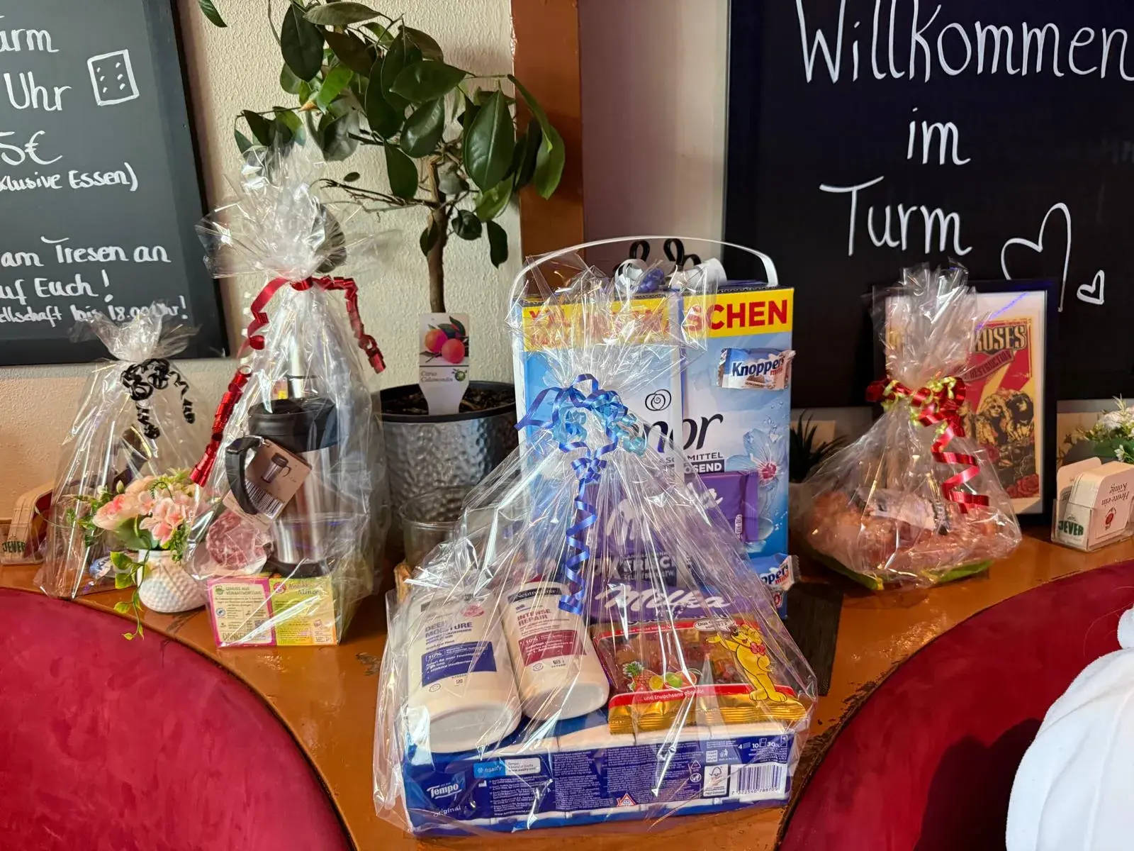 Geschenke an den Veranstaltungstagen