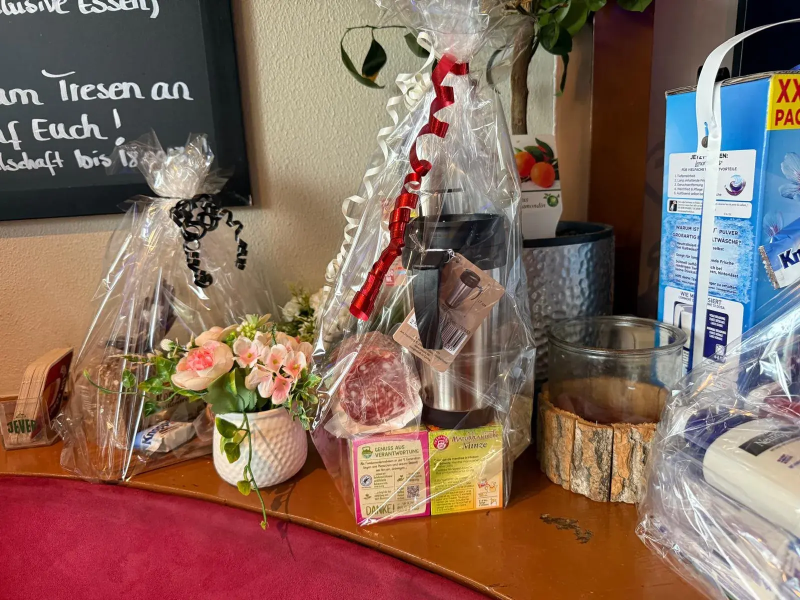 Geschenke an den Veranstaltungstagen